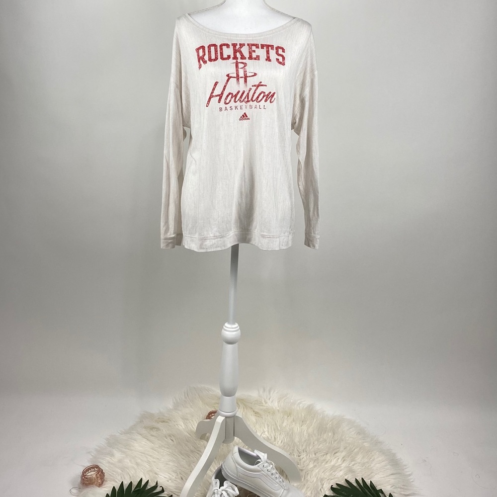 🌿Adidas Houston Rockets Long sleeve tee